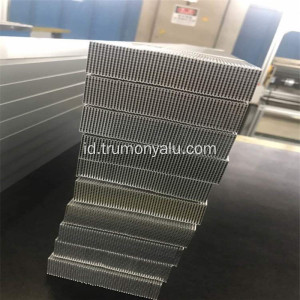 3003 pipa Saluran Mikro Aluminium Ekstrusi Ultrawide